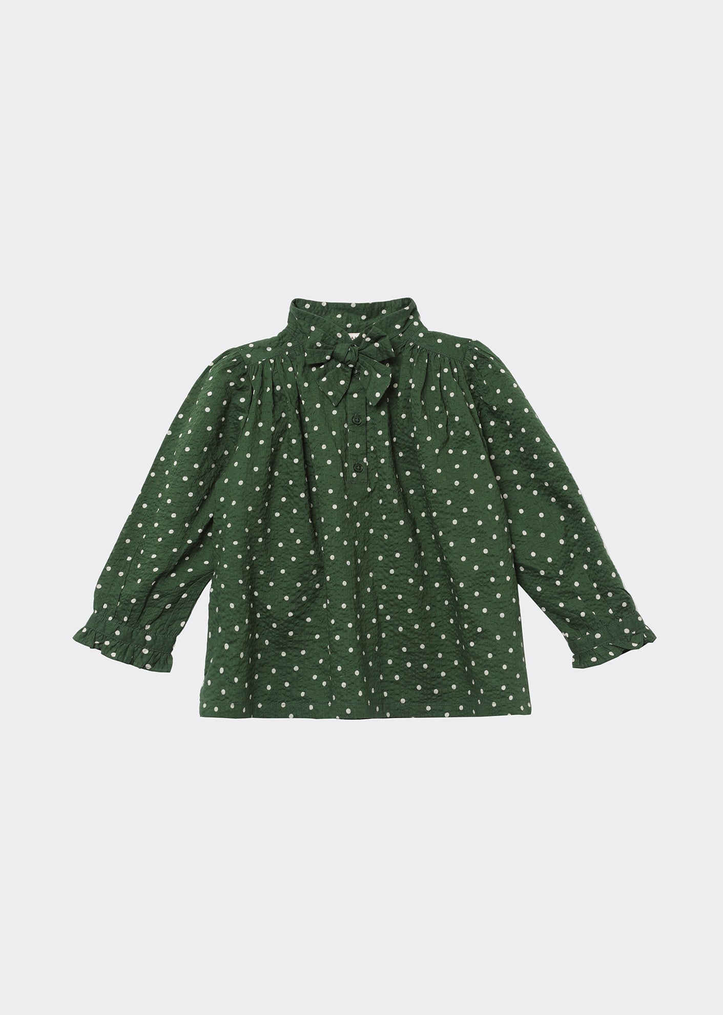 Folsom Blouse, Evergreen Spot