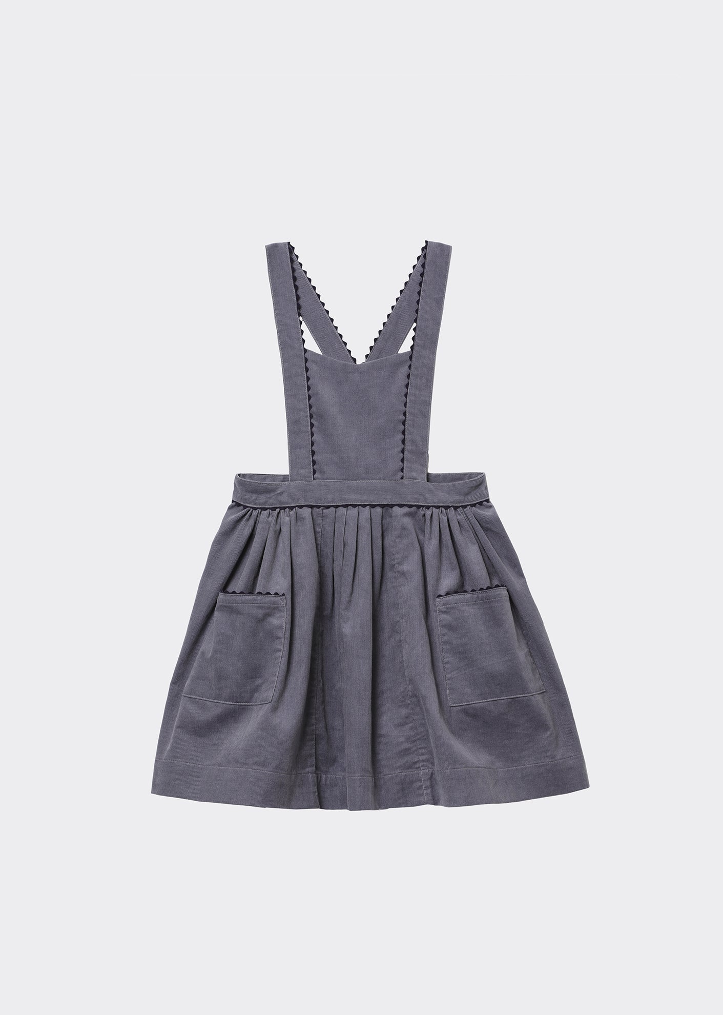 Furren Pinafore, Dove Grey