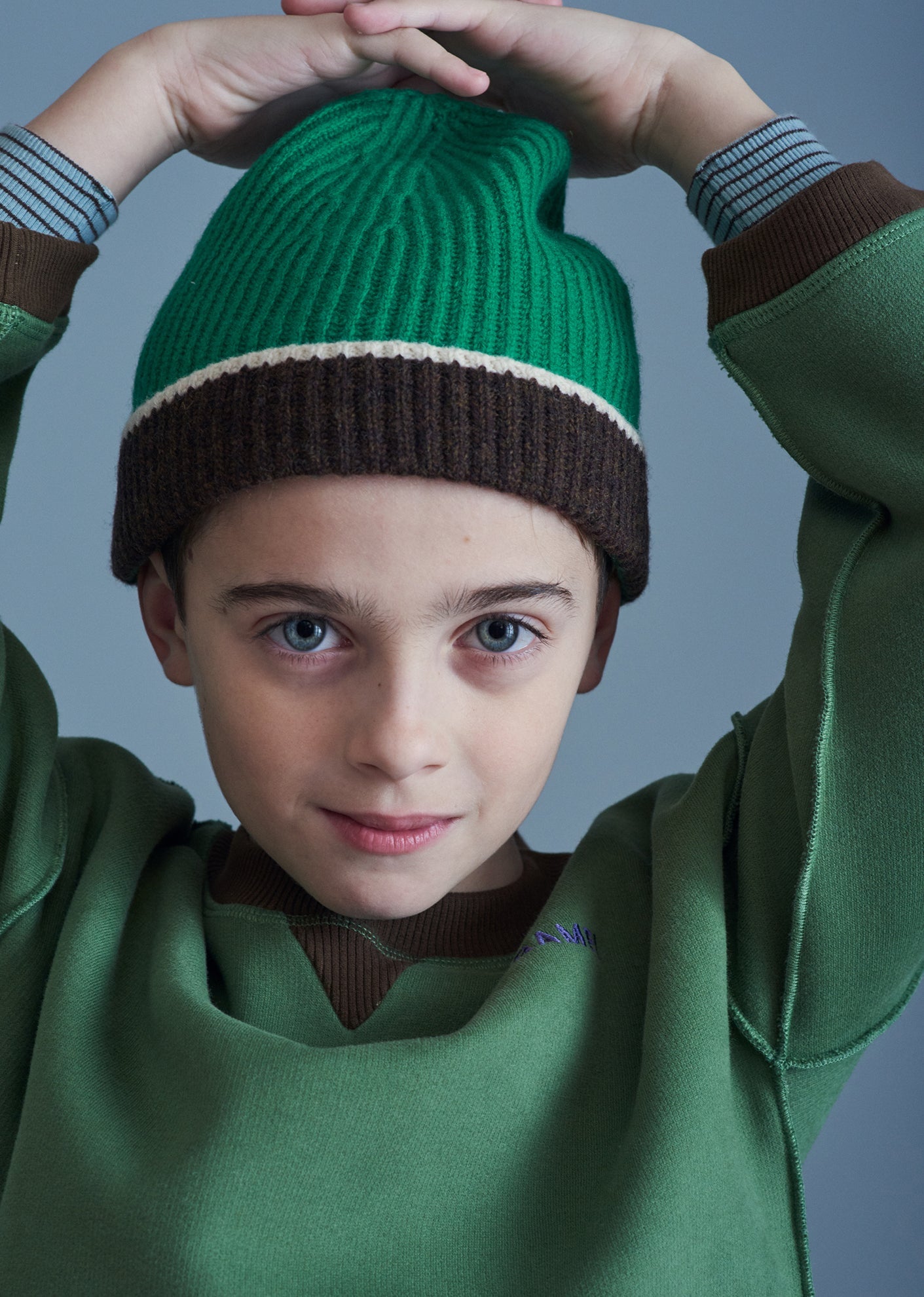 Jeter Child Hat, Emerald Green