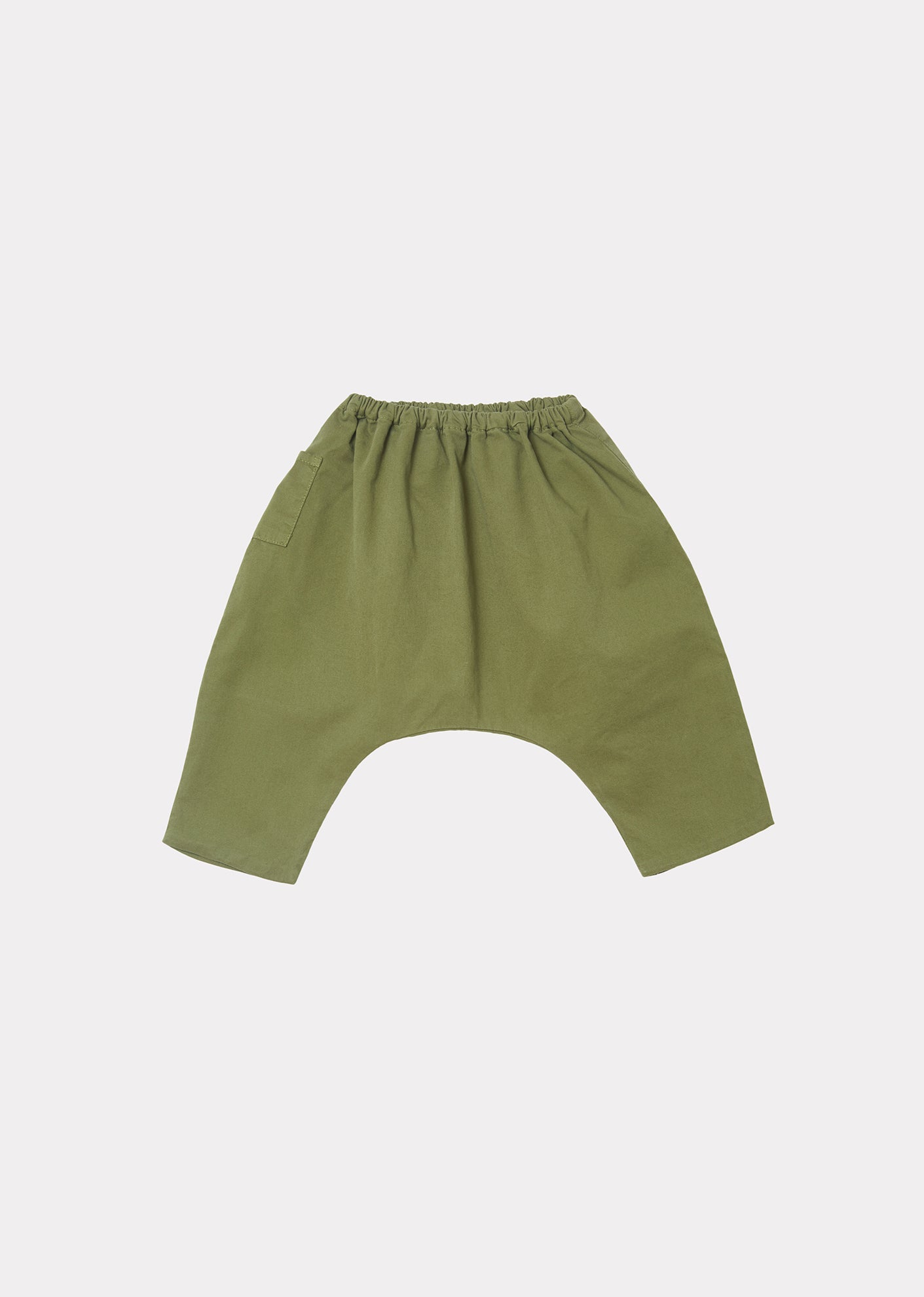 Igem Baby Trousers, Military Green Twill