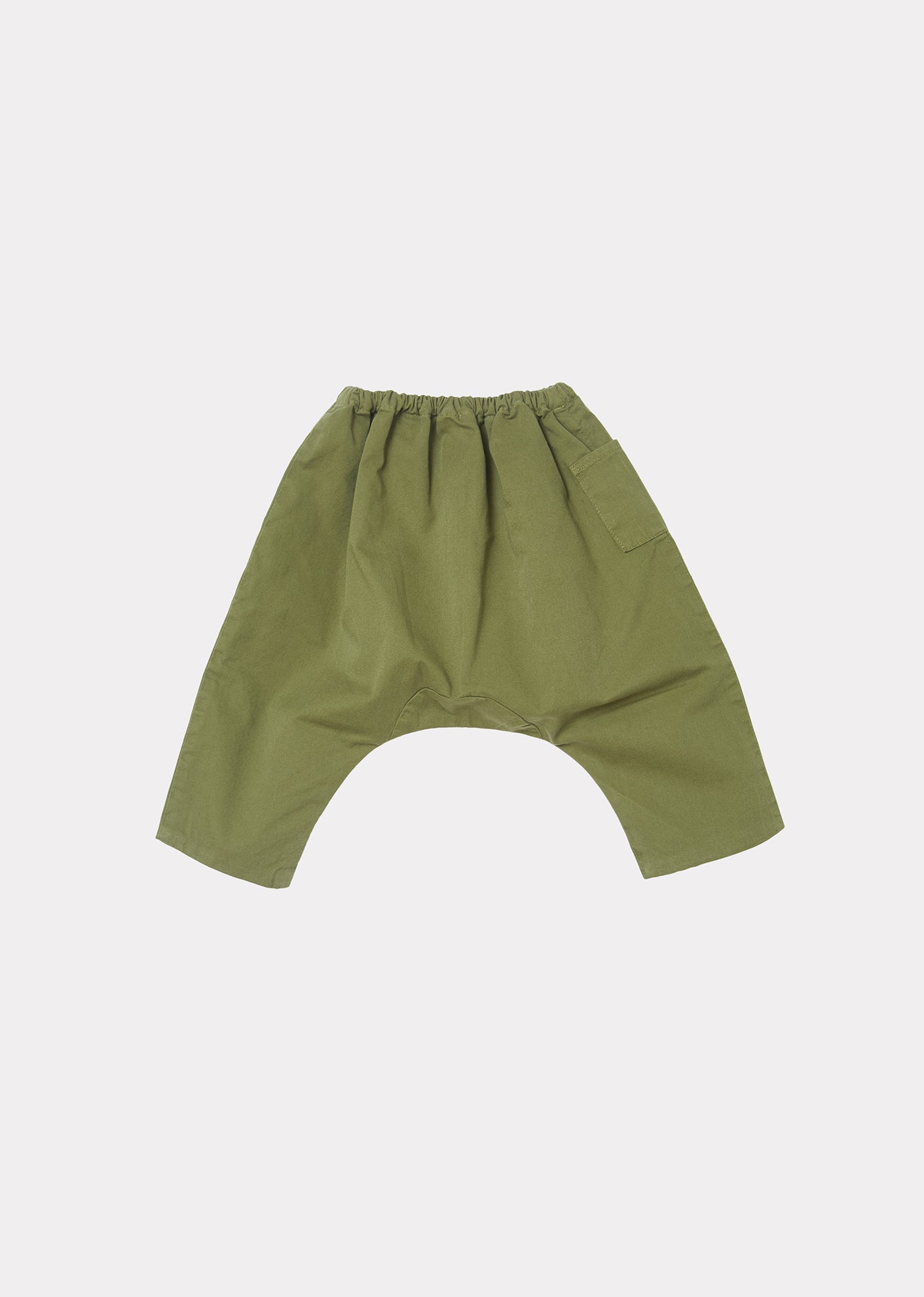 Igem Baby Trousers, Military Green Twill