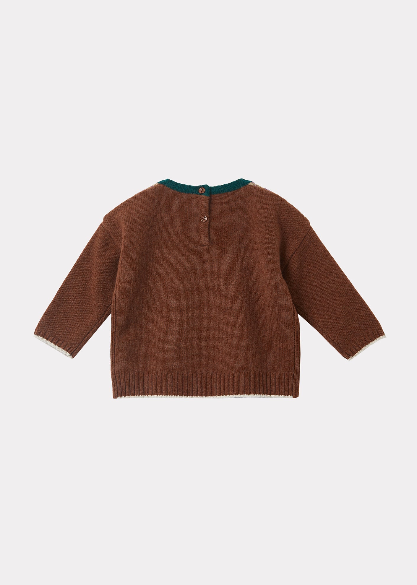 Jeon Baby Jumper, Camel Fairisle