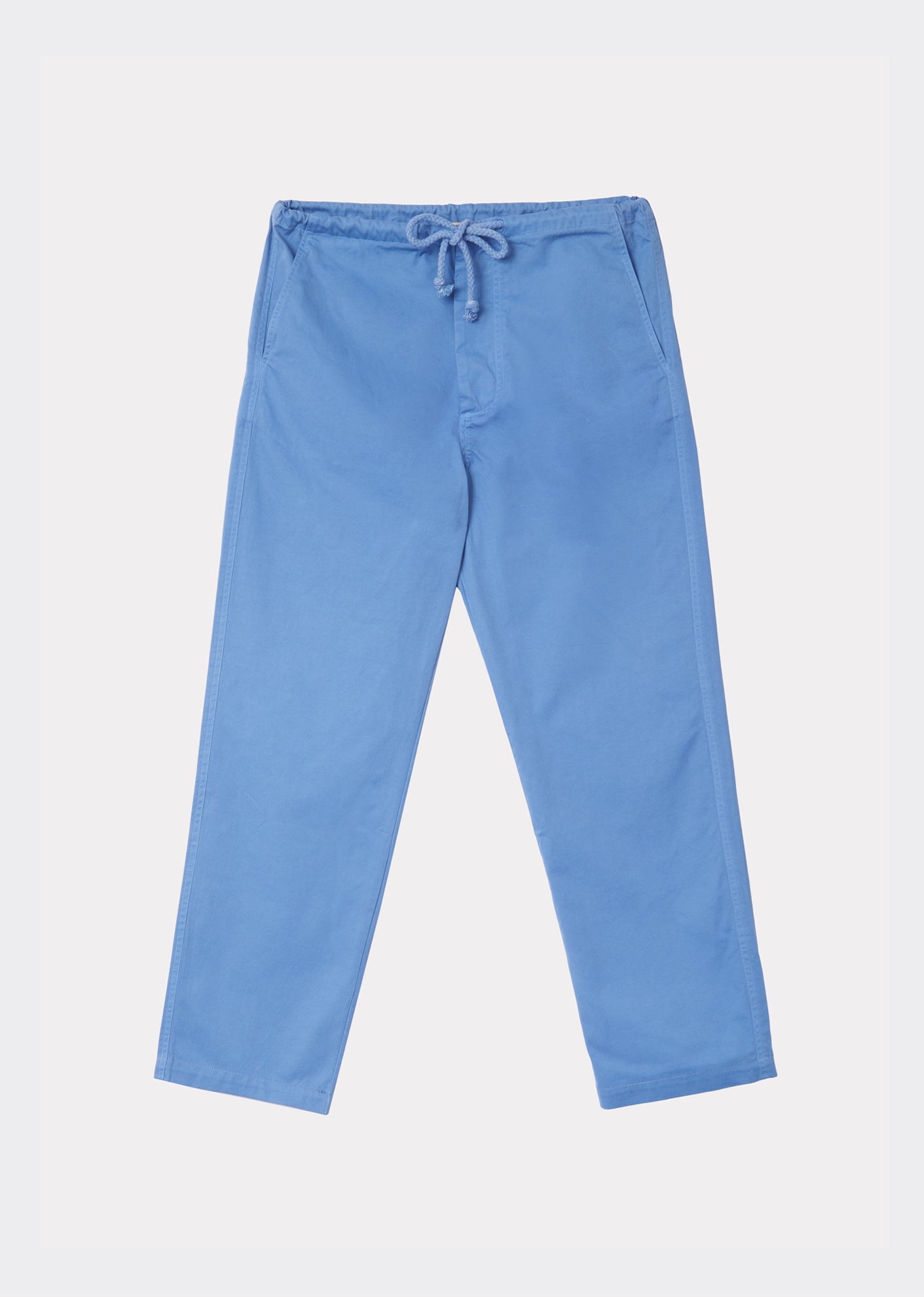 Caramel | Judo Trousers, Pacific Blue Twill