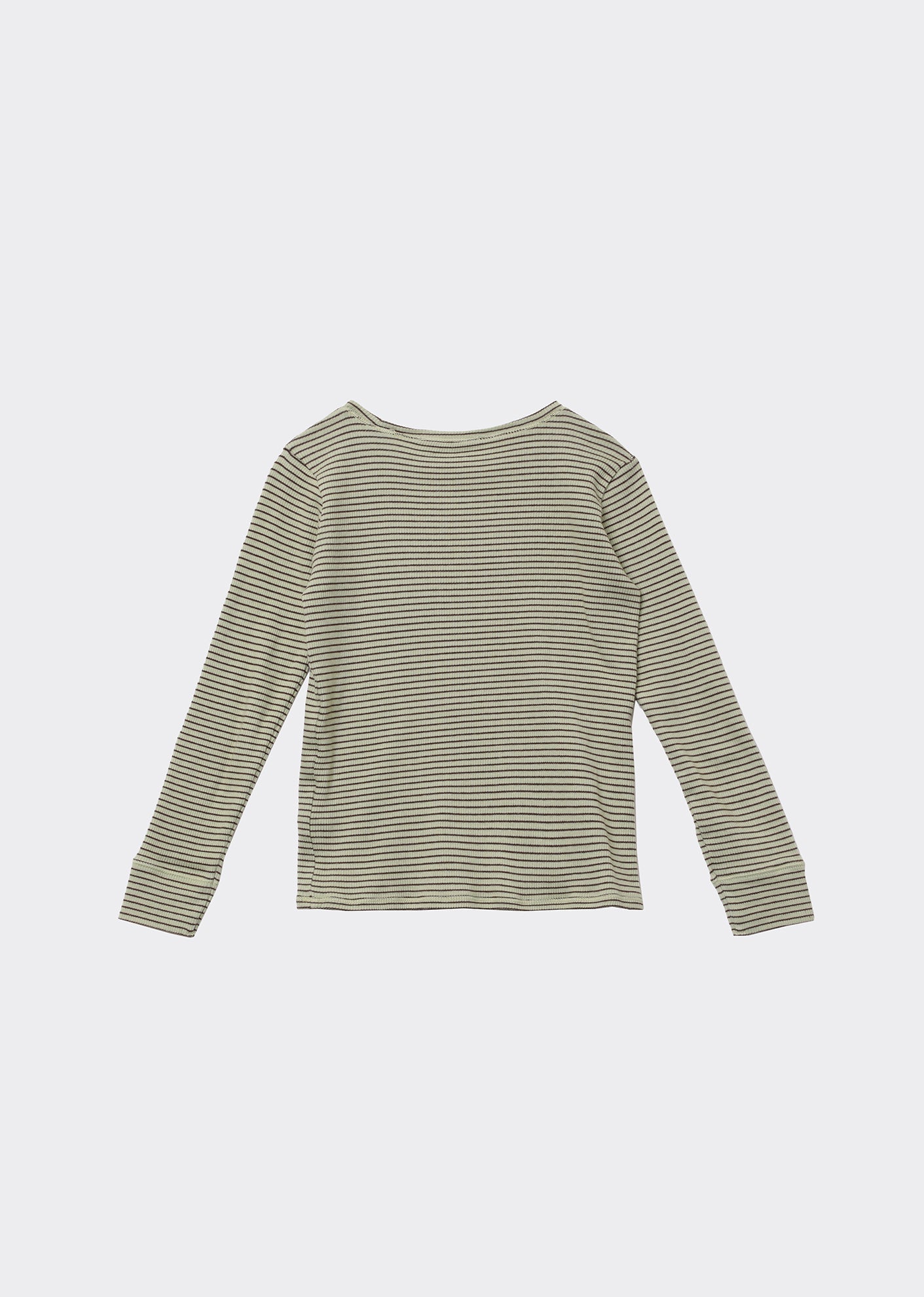 Kishon T-Shirt, Lemon Chocolate Stripe