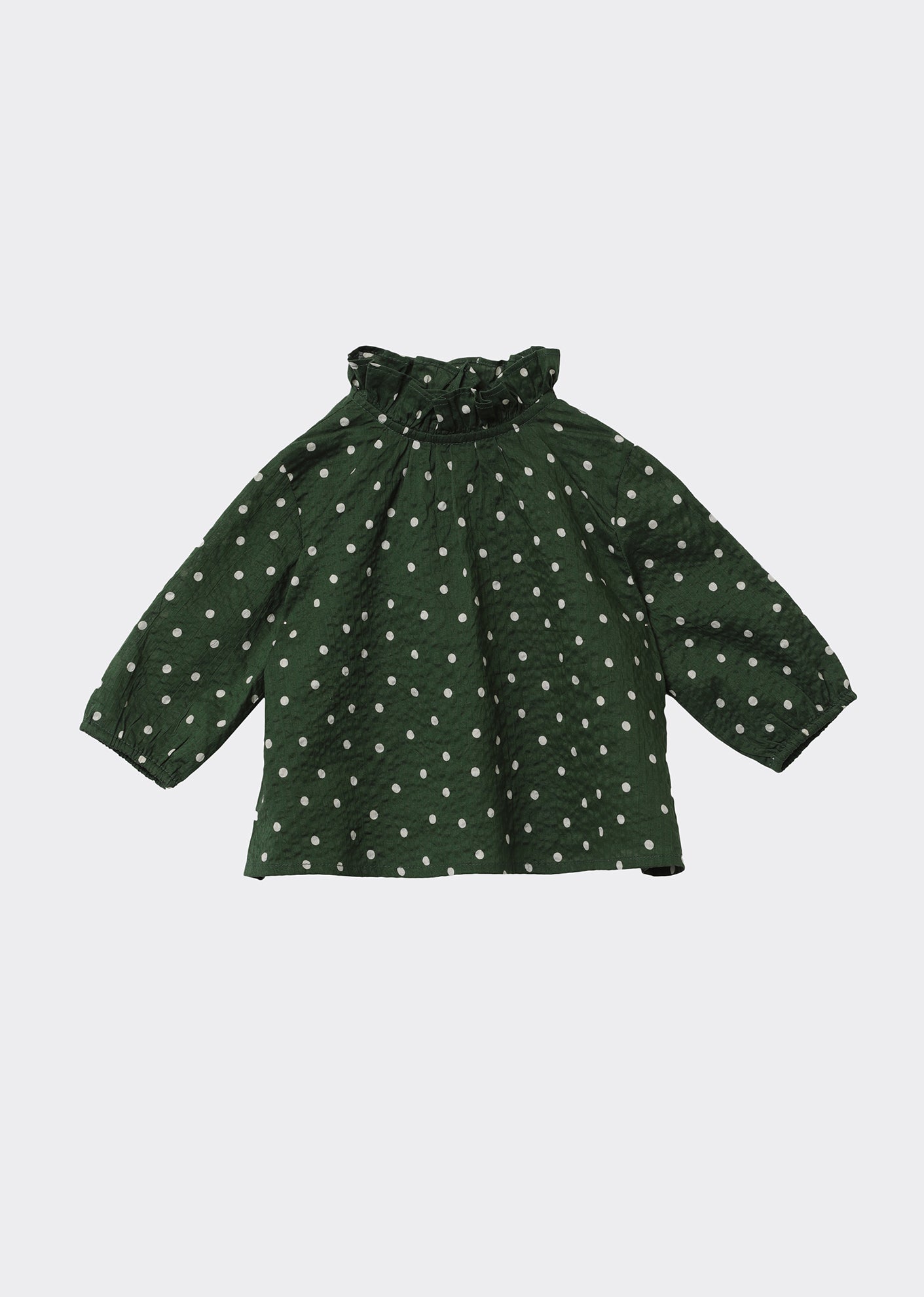 Miron Baby Blouse, Evergreen Spot