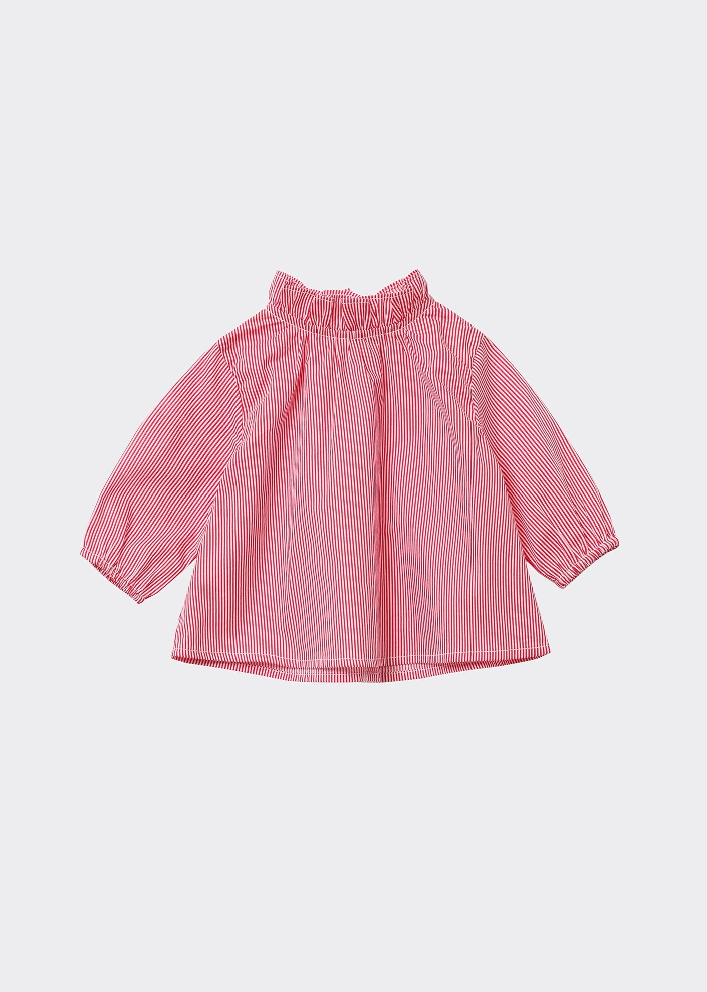 Miron Baby Blouse, Red Stripe