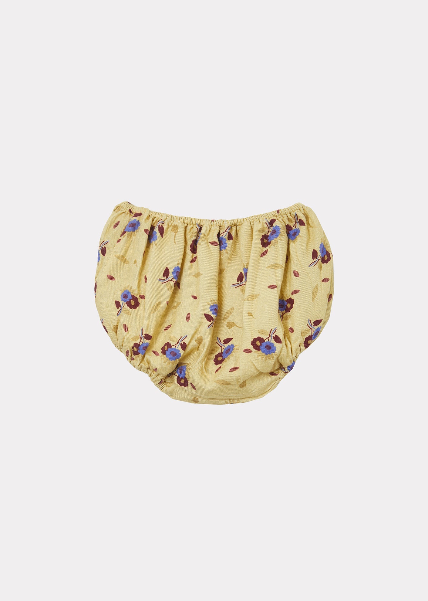 Newberry Baby Bloomer, Yellow Thistle Print