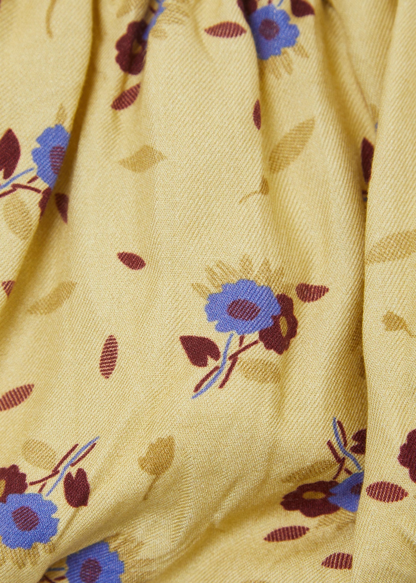 Newberry Baby Bloomer, Yellow Thistle Print