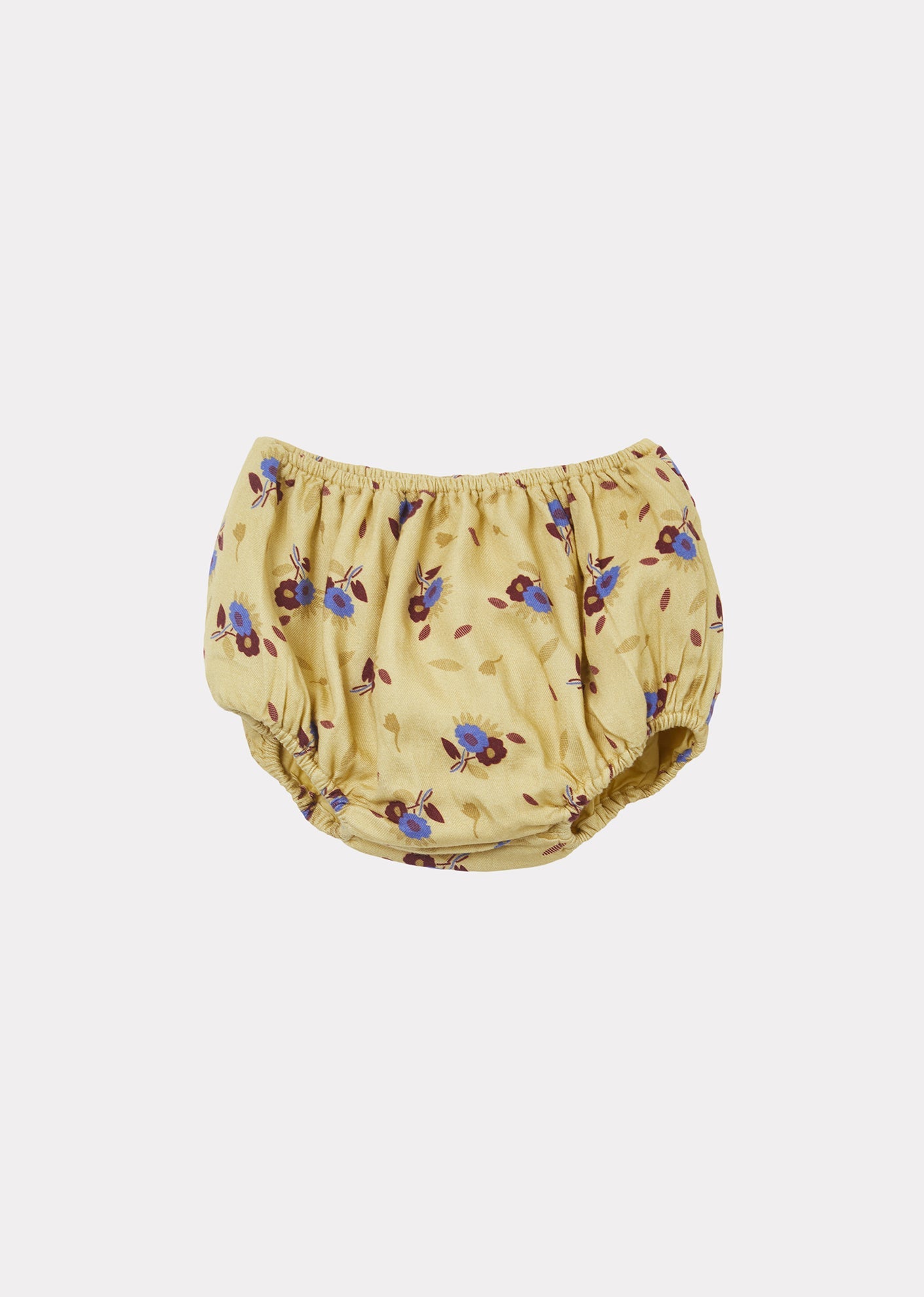 Newberry Baby Bloomer, Yellow Thistle Print