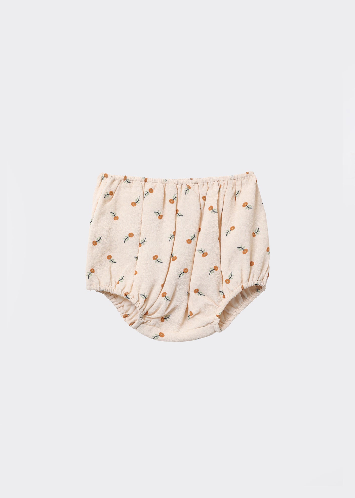 Newberry Baby Bloomer, Toffee Ditsy Flower Print