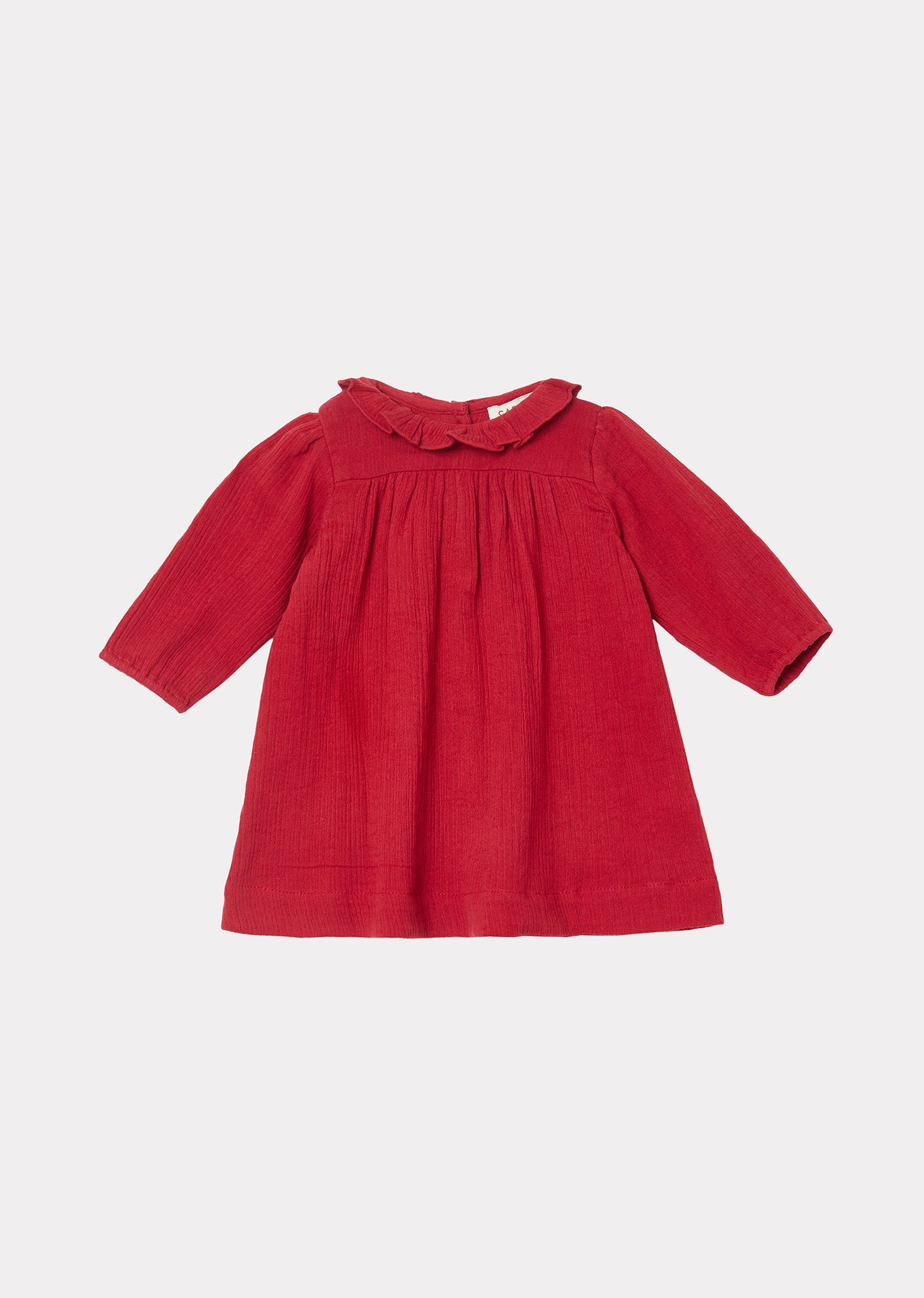 Oda Baby Dress, Red Current