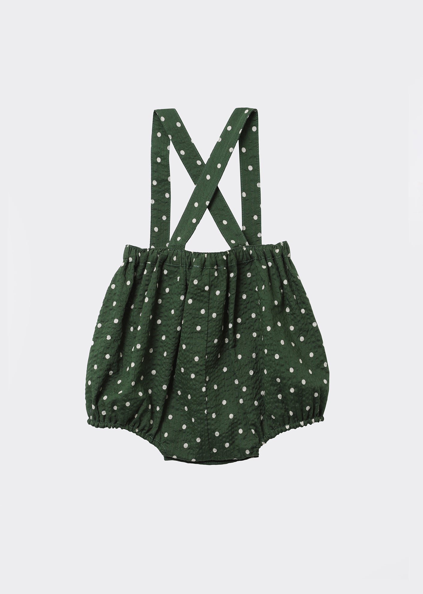 Pare Baby Romper, Evergreen Spot