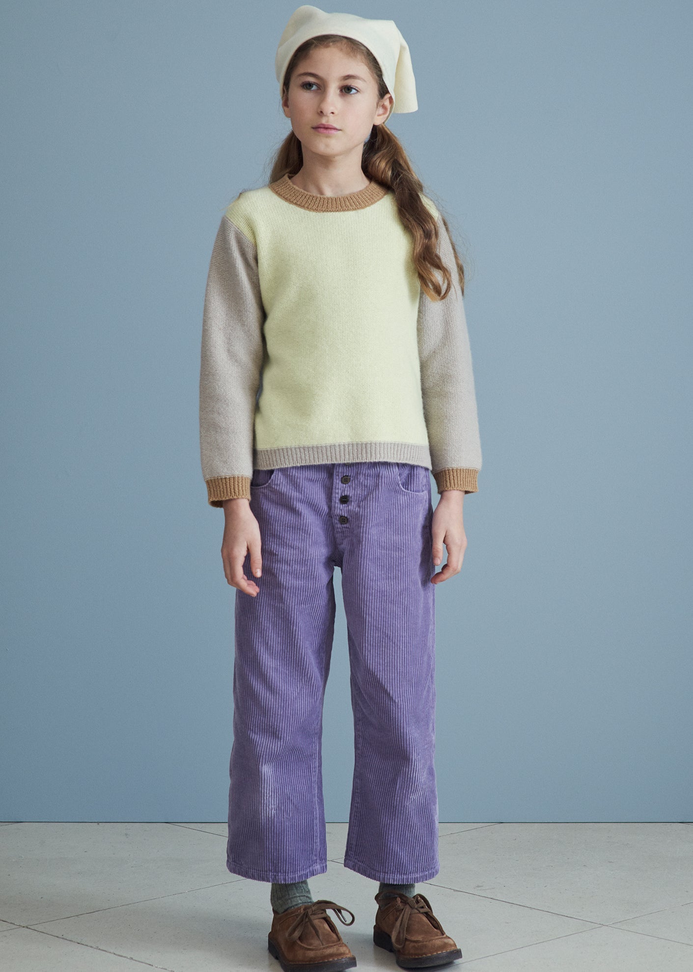 Neptune Corduroy Trousers, Amethyst