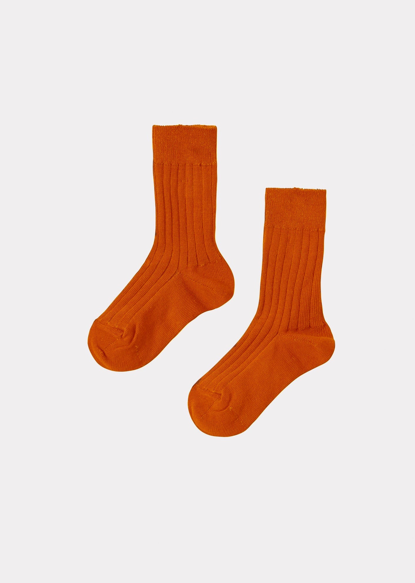 Child Rib Ankle Socks, Curry