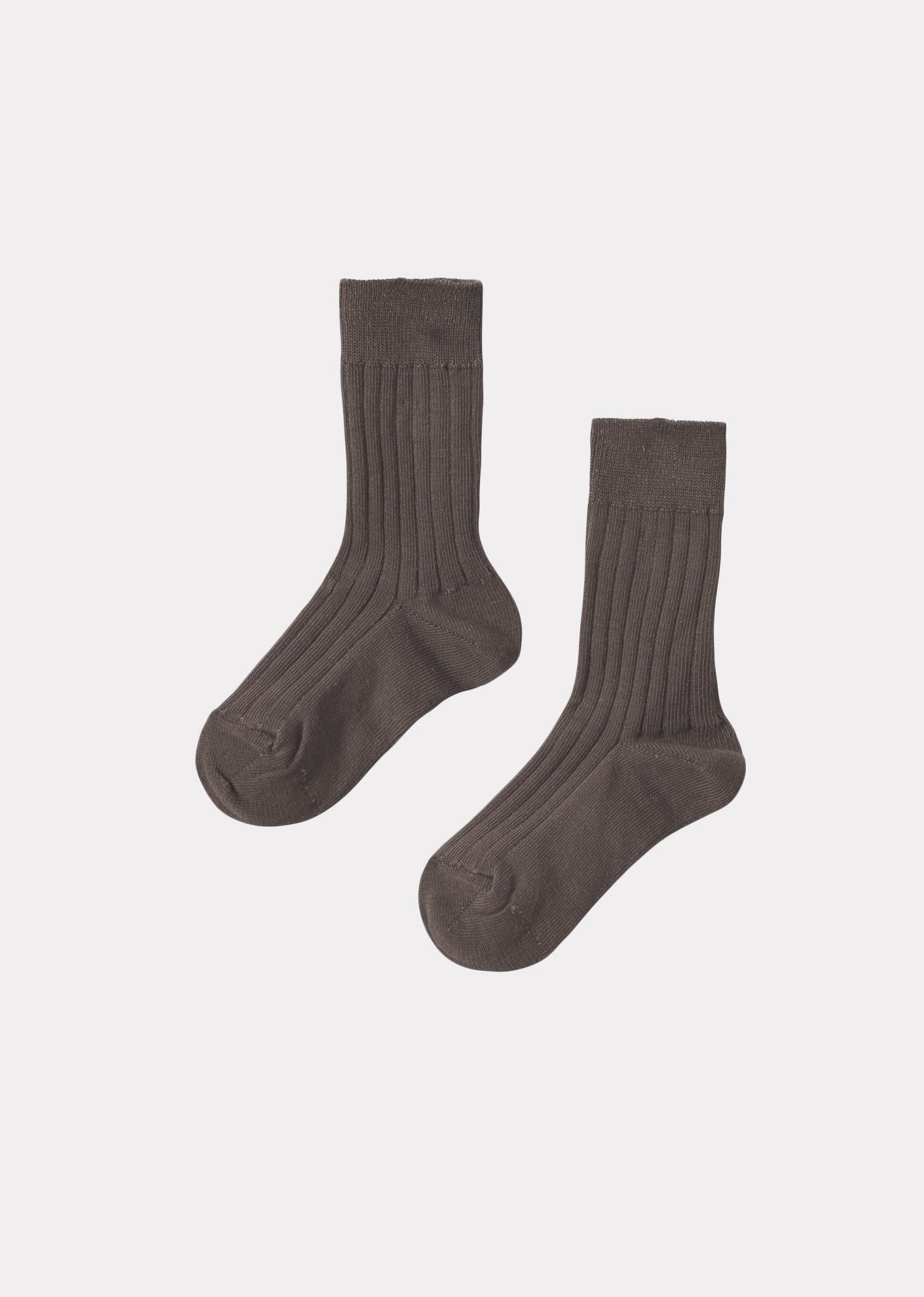 Child Rib Ankle Socks, Loutre