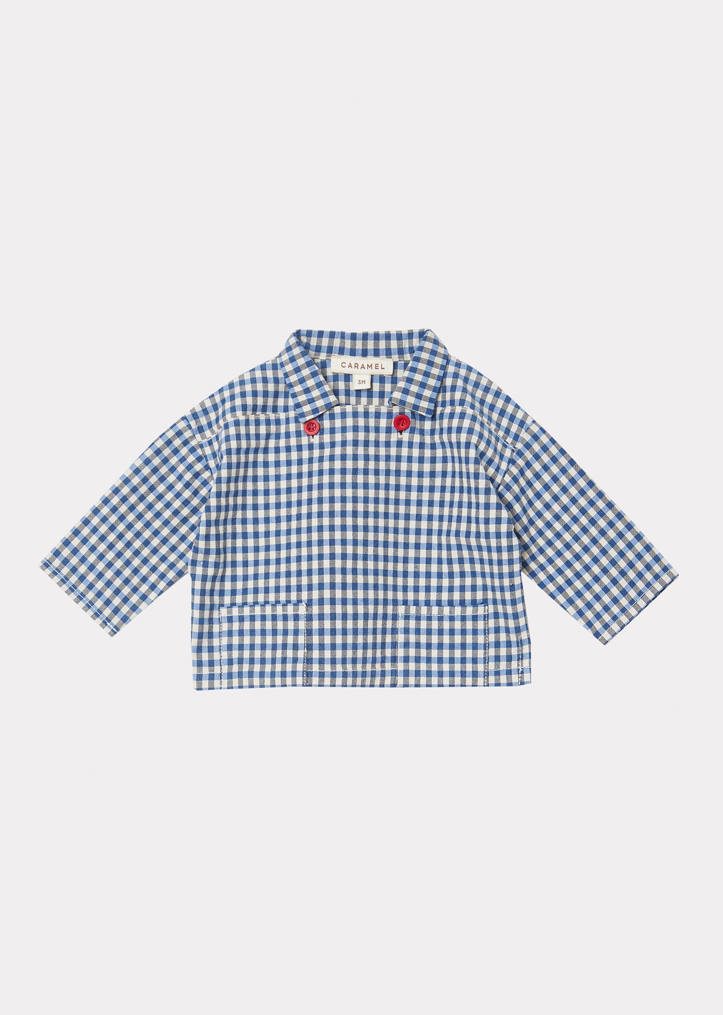 Rossi Baby Set, Blue Check