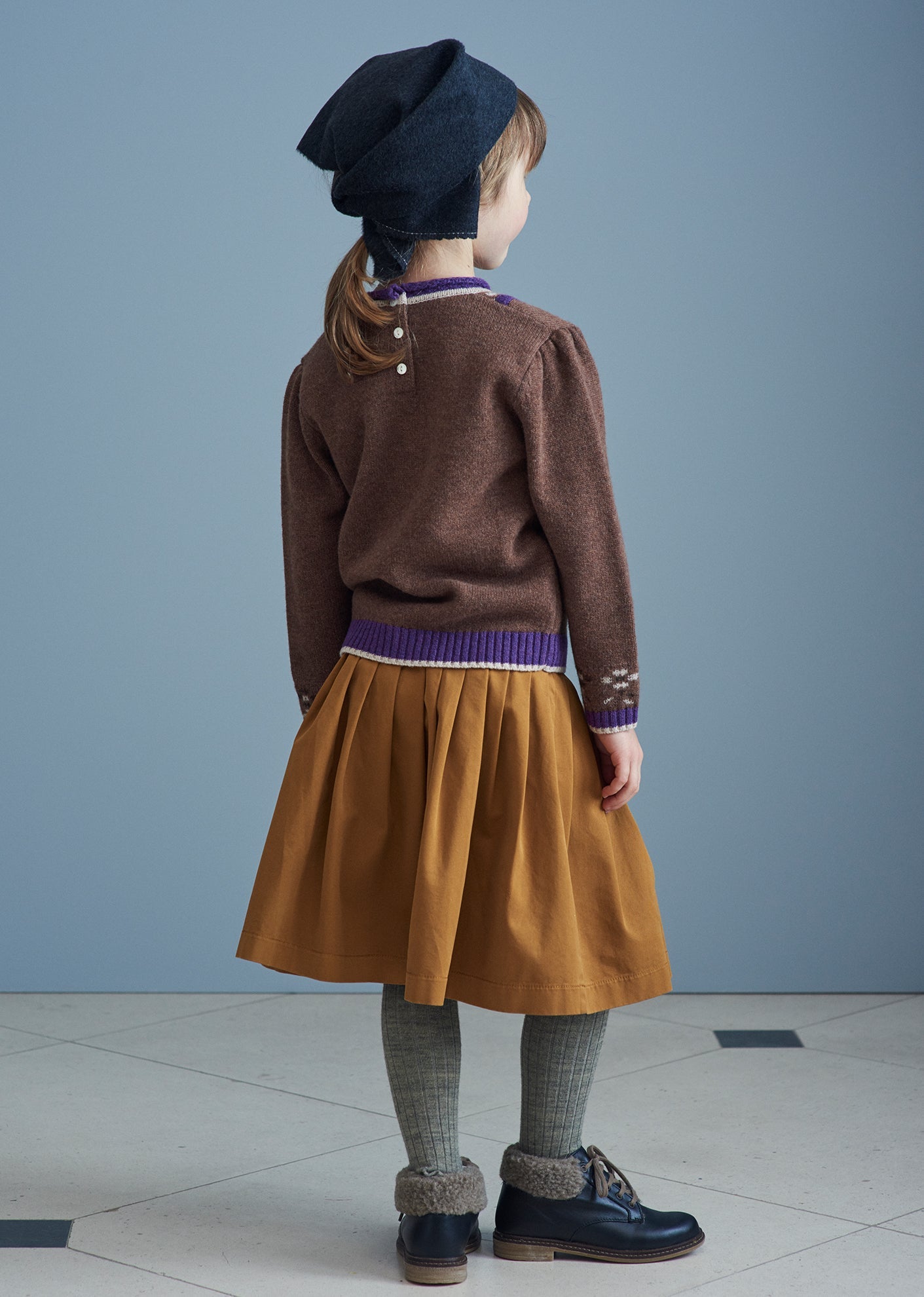 Bali Skirt, Mustard Twill