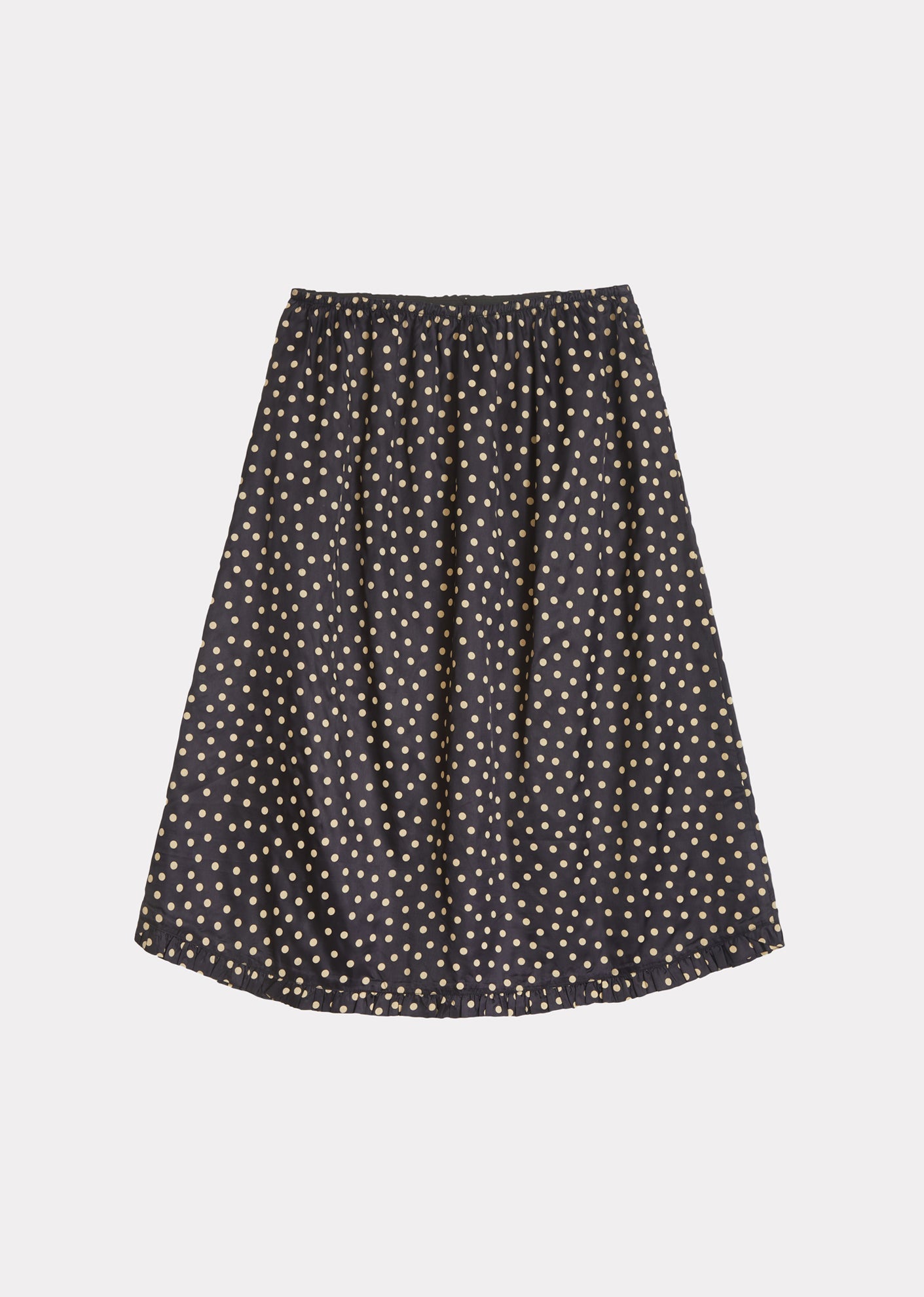 Caramel | Frill Skirt, Brown Dot