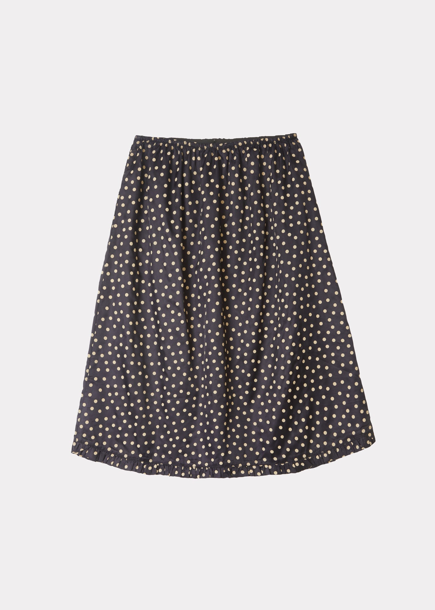 Caramel | Frill Skirt, Brown Dot