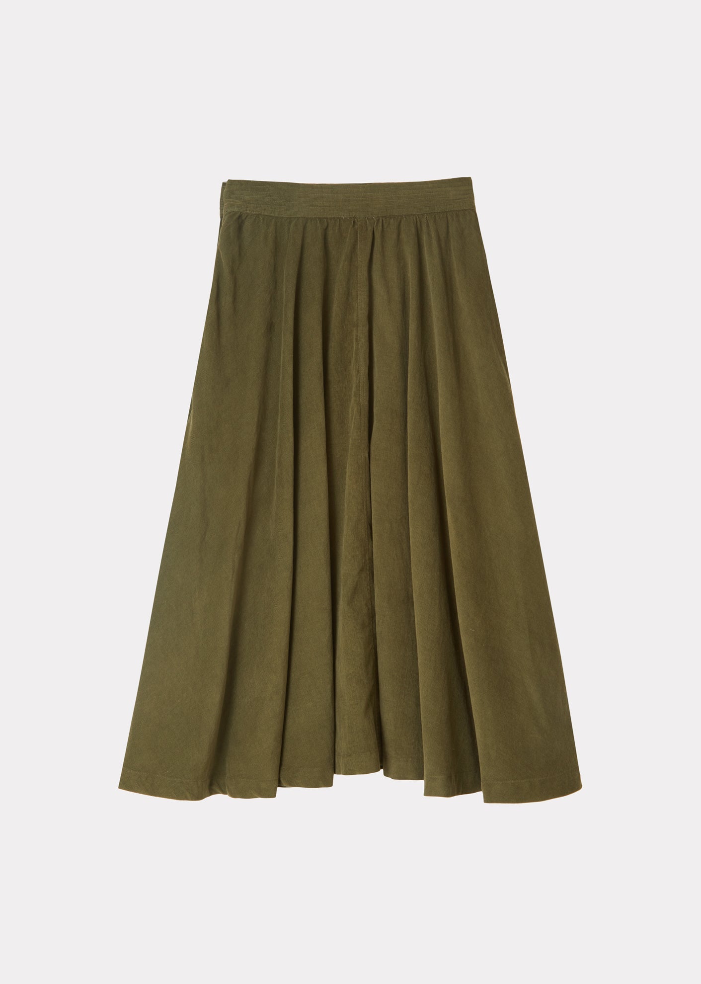 Caramel | Flared Skirt, Olive