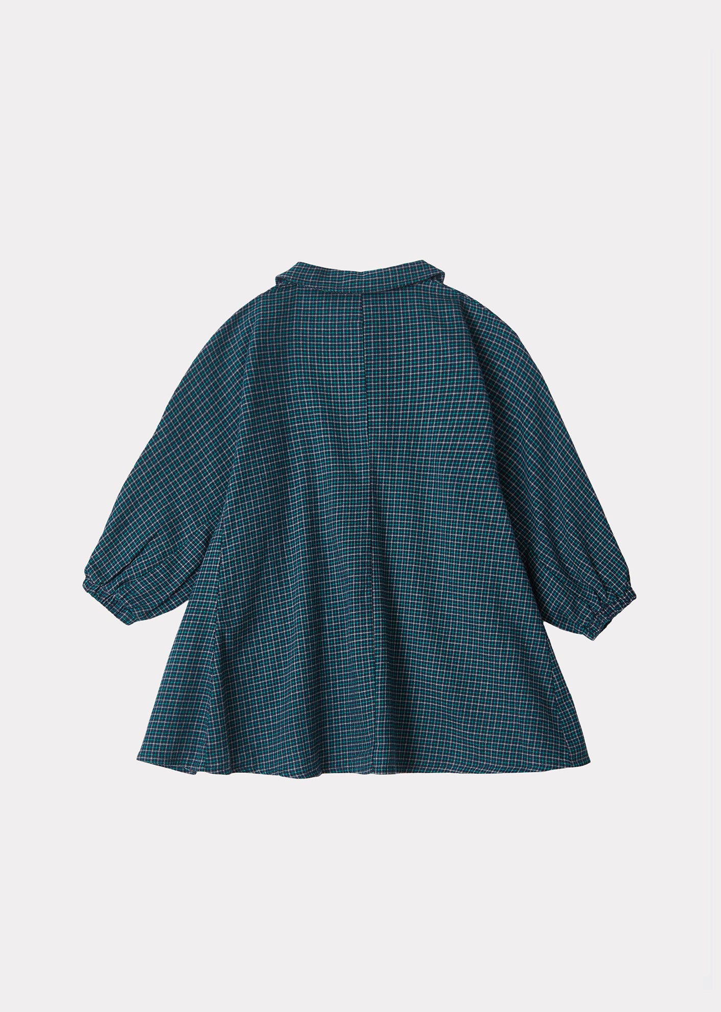 Venus Dress, Blue Green Check