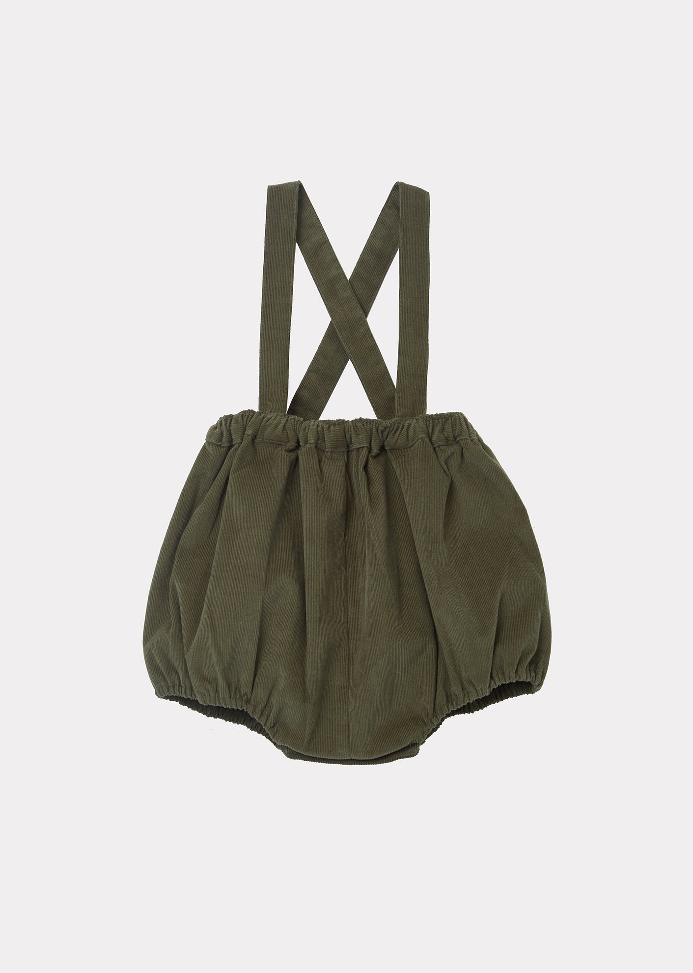 Pare Baby Romper, Olive