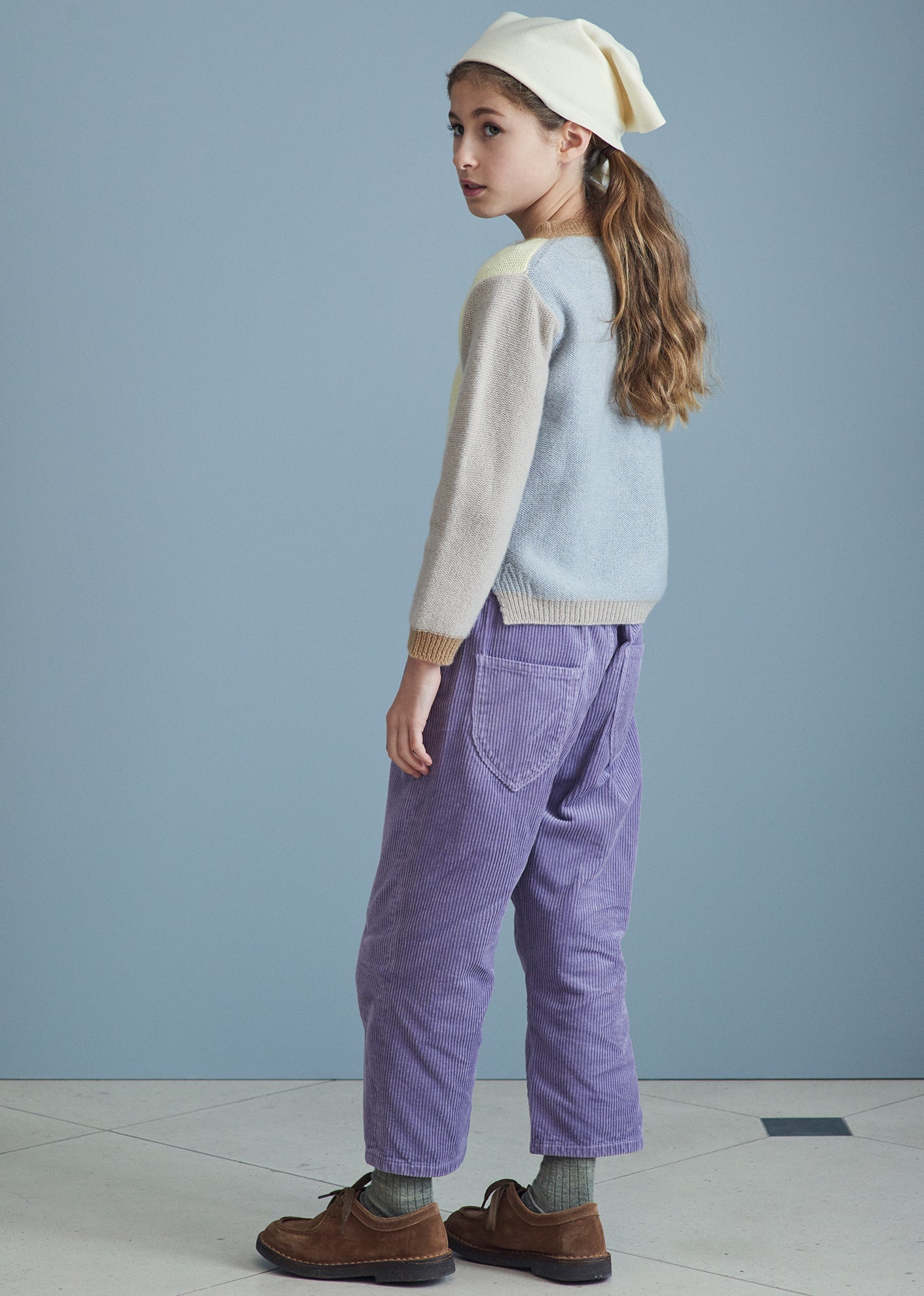 Neptune Corduroy Trousers, Amethyst