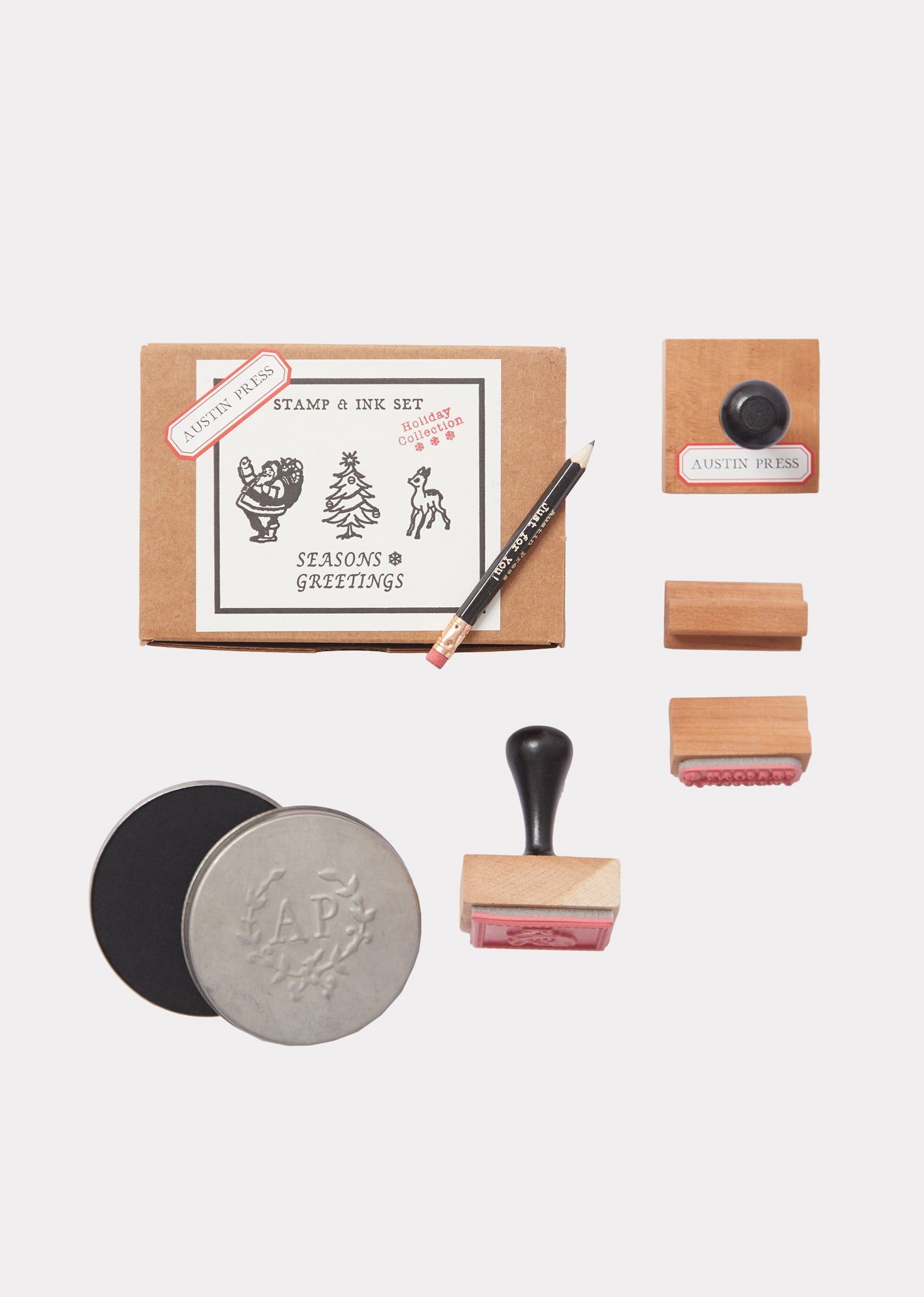 Austin Press Holiday Stamp Set